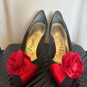 SO Black and Red Women's Shoes